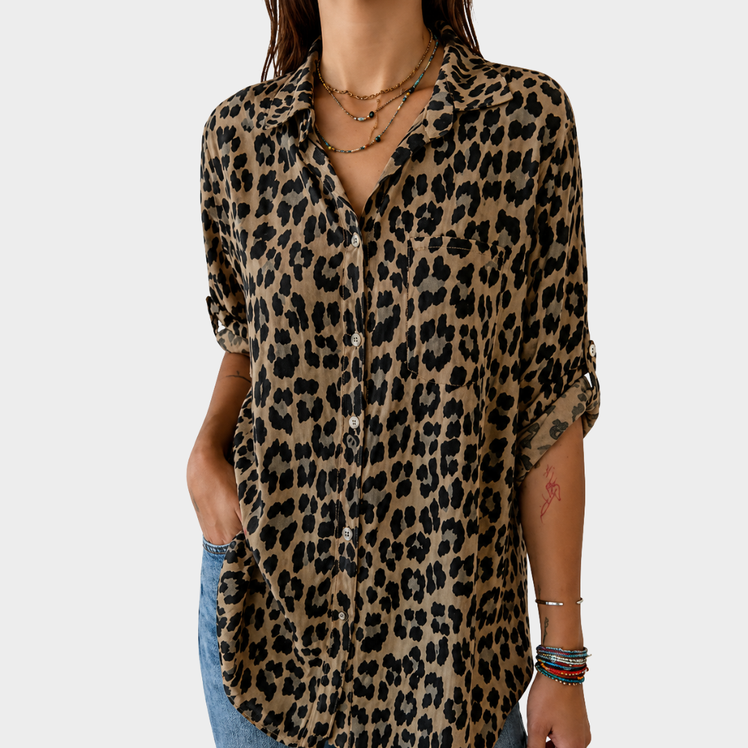 TAMSIN | Swobodna bluzka w stylu safari