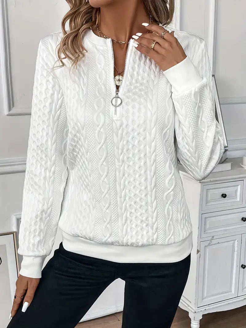 SYLVIE | Rozpinana bluza z kapturem